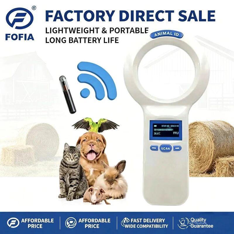 Επαναφορτιζόμενος σαρωτής μικροτσίπ RFID με μπαταρία λιθίου που απλοποιεί τις διαδικασίες ταυτοποίησης