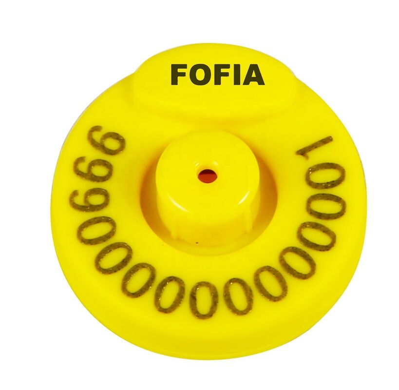 FOFIA Full ICAR πιστοποιημένες ηλεκτρονικές ετικέτες αυτιών RFID για ζώα