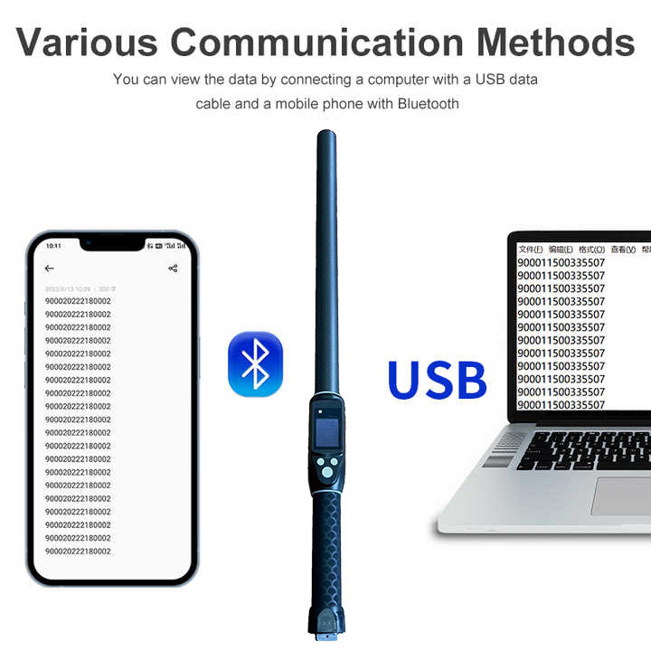 ISO11784/5 RFID χειροκίνητο 134.2khz Διαδίκτυο RFID μακράς εμβέλειας