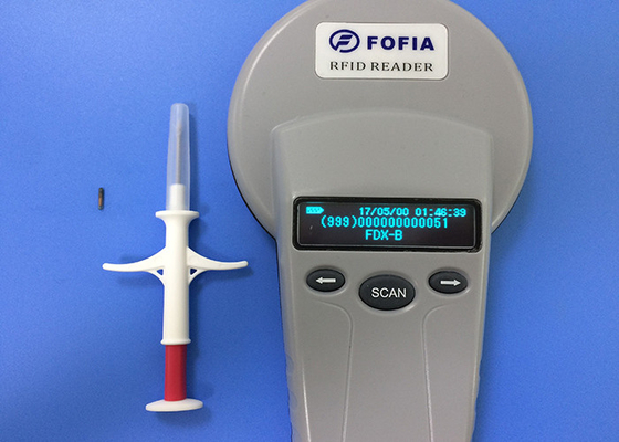 Ζωικός ανιχνευτής μικροτσίπ του ISO για τη διαχείριση της Pet, φορητός αναγνώστης τσεπών RFID