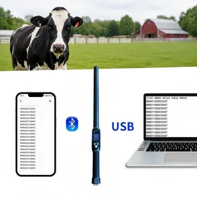 PT290 LF RFID stick Reader∙ 134.2KHz Bluetooth Handheld Scanner με πρωτόκολλο ISO11784/5 FDX-B και HDX USB Bluetooth Interface
